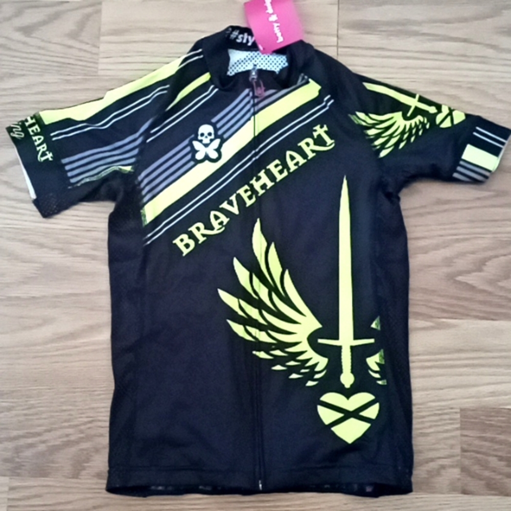 Betty Designs Cycling Top (PinStripe/Pinstripe Trim)